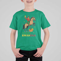 Happy Kwanzaa Cowboy T Shirt For Kid Funny African Holiday Gift - Wonder Print Shop