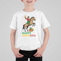 Happy Kwanzaa Cowboy T Shirt For Kid Funny African Holiday Gift - Wonder Print Shop
