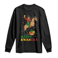Happy Kwanzaa Cowboy Long Sleeve Shirt Funny African Holiday Gift - Wonder Print Shop