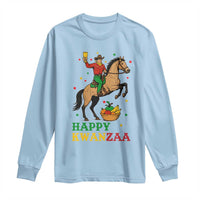Happy Kwanzaa Cowboy Long Sleeve Shirt Funny African Holiday Gift - Wonder Print Shop