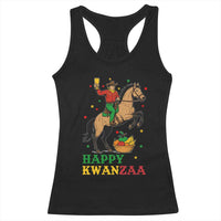 Happy Kwanzaa Cowboy Racerback Tank Top Funny African Holiday Gift - Wonder Print Shop