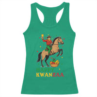 Happy Kwanzaa Cowboy Racerback Tank Top Funny African Holiday Gift - Wonder Print Shop