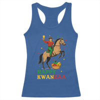 Happy Kwanzaa Cowboy Racerback Tank Top Funny African Holiday Gift - Wonder Print Shop