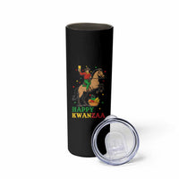 Happy Kwanzaa Cowboy Skinny Tumbler Funny African Holiday Gift - Wonder Print Shop