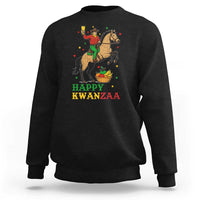 Happy Kwanzaa Cowboy Sweatshirt Funny African Holiday Gift - Wonder Print Shop