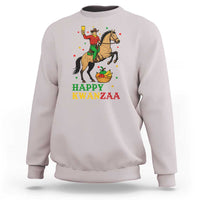 Happy Kwanzaa Cowboy Sweatshirt Funny African Holiday Gift - Wonder Print Shop
