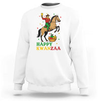 Happy Kwanzaa Cowboy Sweatshirt Funny African Holiday Gift - Wonder Print Shop