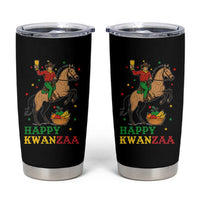 Happy Kwanzaa Cowboy Tumbler Cup Funny African Holiday Gift - Wonder Print Shop