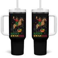 Happy Kwanzaa Cowboy Tumbler With Handle Funny African Holiday Gift - Wonder Print Shop