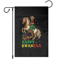 Happy Kwanzaa Cowgirl Garden Flag Funny African American Festival Gift - Wonder Print Shop