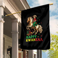 Happy Kwanzaa Cowgirl Garden Flag Funny African American Festival Gift - Wonder Print Shop