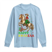 Happy Kwanzaa Cowgirl Long Sleeve Shirt Funny African American Festival Gift - Wonder Print Shop