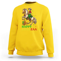 Happy Kwanzaa Cowgirl Sweatshirt Funny African American Festival Gift - Wonder Print Shop