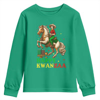 Happy Kwanzaa Cowgirl Youth Sweatshirt Funny African American Festival Gift - Wonder Print Shop