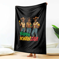 Happy Kwanzaa Cowgirl Throw Blanket Festival Of Lights African Heritage Gift - Wonder Print Shop
