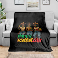 Happy Kwanzaa Cowgirl Throw Blanket Festival Of Lights African Heritage Gift - Wonder Print Shop