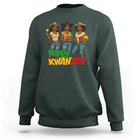 Happy Kwanzaa Cowgirl Sweatshirt Festival Of Lights African Heritage Gift - Wonder Print Shop