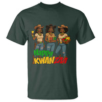 Happy Kwanzaa Cowgirl T Shirt Festival Of Lights African Heritage Gift - Wonder Print Shop
