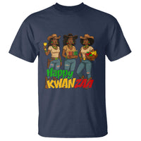 Happy Kwanzaa Cowgirl T Shirt Festival Of Lights African Heritage Gift - Wonder Print Shop