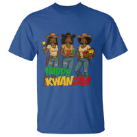 Happy Kwanzaa Cowgirl T Shirt Festival Of Lights African Heritage Gift - Wonder Print Shop