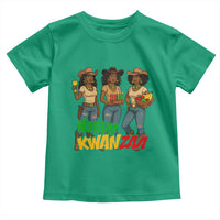 Happy Kwanzaa Cowgirl Toddler T Shirt Festival Of Lights African Heritage Gift - Wonder Print Shop