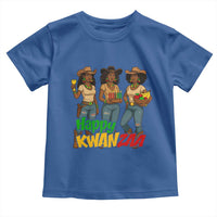 Happy Kwanzaa Cowgirl Toddler T Shirt Festival Of Lights African Heritage Gift - Wonder Print Shop