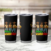 Happy Kwanzaa Cowgirl Tumbler Cup Festival Of Lights African Heritage Gift - Wonder Print Shop