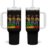 Happy Kwanzaa Cowgirl Tumbler With Handle Festival Of Lights African Heritage Gift - Wonder Print Shop