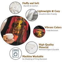 Kwanzaa Umoja Togetherness Throw Blanket Cowboy Cowgirl African Heritage Gift - Wonder Print Shop