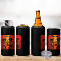 Kwanzaa Umoja Togetherness 4 in 1 Can Cooler Tumbler Cowboy Cowgirl African Heritage Gift - Wonder Print Shop