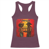 Kwanzaa Umoja Togetherness Racerback Tank Top Cowboy Cowgirl African Heritage Gift - Wonder Print Shop