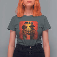 Kwanzaa Umoja Togetherness T Shirt For Women Cowboy Cowgirl African Heritage Gift - Wonder Print Shop