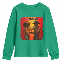 Kwanzaa Umoja Togetherness Youth Sweatshirt Cowboy Cowgirl African Heritage Gift - Wonder Print Shop