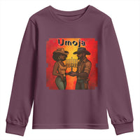 Kwanzaa Umoja Togetherness Youth Sweatshirt Cowboy Cowgirl African Heritage Gift - Wonder Print Shop