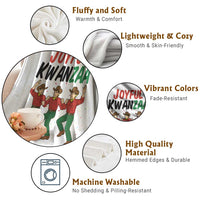 Joyful Kwanzaa Cowboy Throw Blanket Festival Of Lights African Heritage Gift - Wonder Print Shop