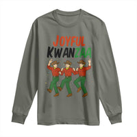 Joyful Kwanzaa Cowboy Long Sleeve Shirt Festival Of Lights African Heritage Gift - Wonder Print Shop