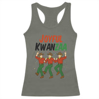 Joyful Kwanzaa Cowboy Racerback Tank Top Festival Of Lights African Heritage Gift - Wonder Print Shop