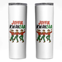 Joyful Kwanzaa Cowboy Skinny Tumbler Festival Of Lights African Heritage Gift - Wonder Print Shop