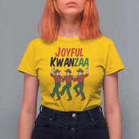 Joyful Kwanzaa Cowboy T Shirt For Women Festival Of Lights African Heritage Gift - Wonder Print Shop
