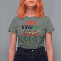 Joyful Kwanzaa Cowboy T Shirt For Women Festival Of Lights African Heritage Gift - Wonder Print Shop
