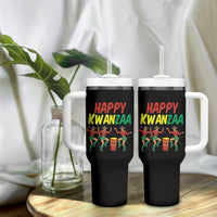 Joyful Kwanzaa Cowgirl Dance Tumbler With Handle African Heritage Festival Gift - Wonder Print Shop