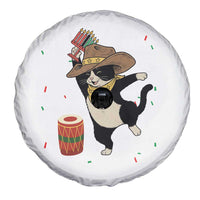 Funny Kwanzaa Cowcat Dance Spare Tire Cover Festival Of Lights African Heritage Gift - Wonder Print Shop