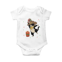 Funny Kwanzaa Cowcat Dance Baby Onesie Festival Of Lights African Heritage Gift - Wonder Print Shop