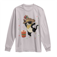 Funny Kwanzaa Cowcat Dance Long Sleeve Shirt Festival Of Lights African Heritage Gift - Wonder Print Shop