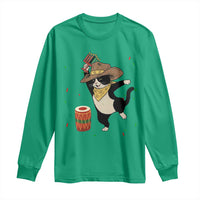 Funny Kwanzaa Cowcat Dance Long Sleeve Shirt Festival Of Lights African Heritage Gift - Wonder Print Shop