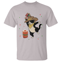 Funny Kwanzaa Cowcat Dance T Shirt Festival Of Lights African Heritage Gift - Wonder Print Shop