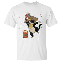 Funny Kwanzaa Cowcat Dance T Shirt Festival Of Lights African Heritage Gift - Wonder Print Shop