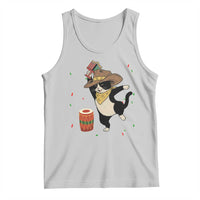 Funny Kwanzaa Cowcat Dance Tank Top Festival Of Lights African Heritage Gift - Wonder Print Shop