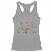 Xmas Holiday Lights And Human Rights Racerback Tank Top Equality Supporter Gift - Wonder Print Shop
