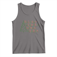 Xmas Holiday Lights And Human Rights Tank Top Equality Supporter Gift - Wonder Print Shop